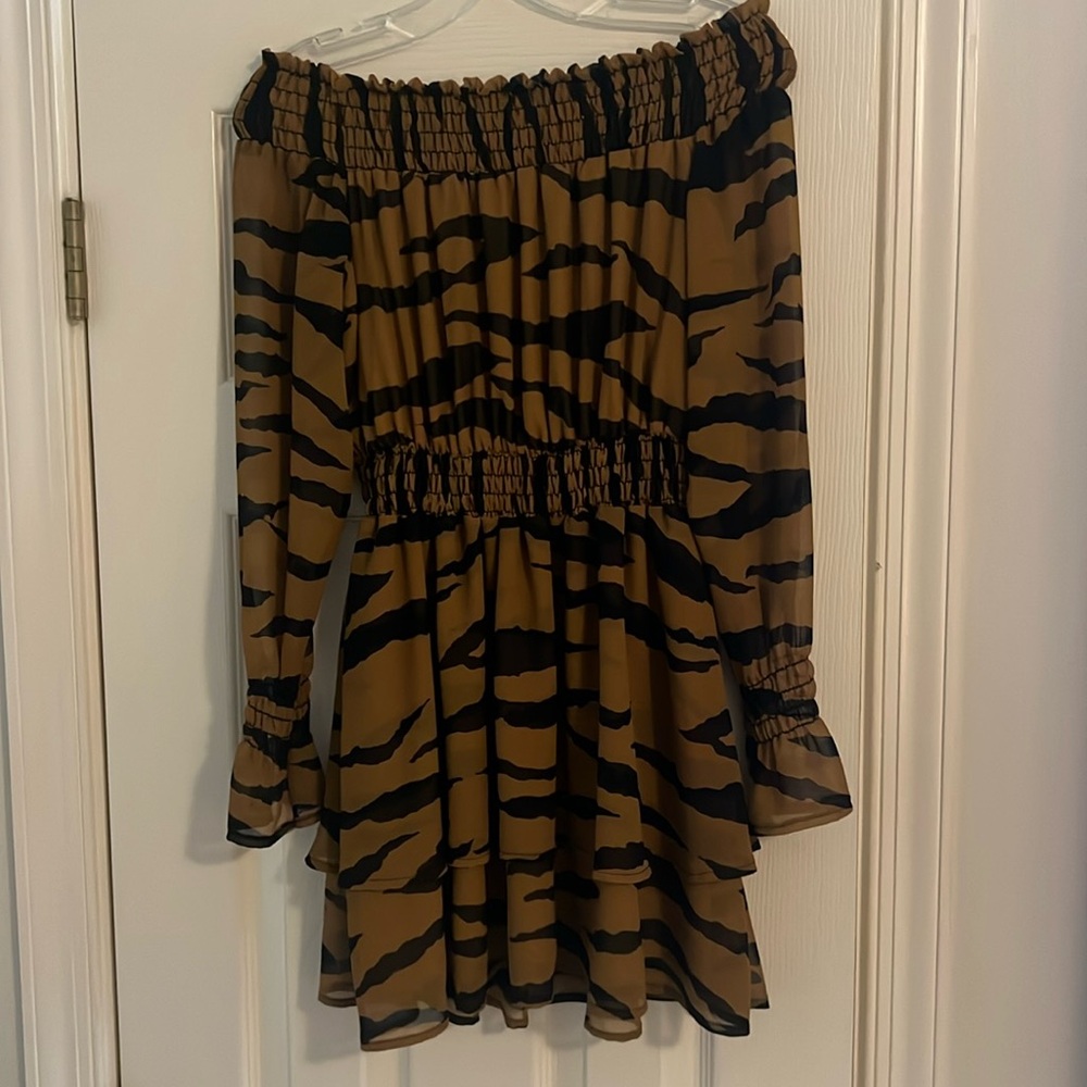 Show Me Your Mumu tiger stripe dress